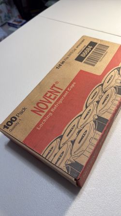 Novent Locking Refrigerant Caps 100 Pack