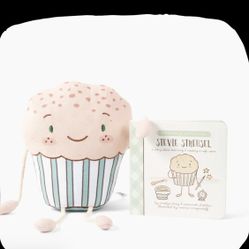 Stevie Streusel Book & Snuggler Set