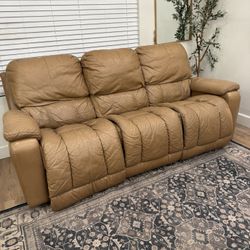 Free La-Z-Boy leather sofa power recliner