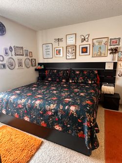 King Bed frame & mattress