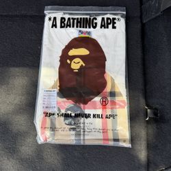 Bape X Burberry Tees