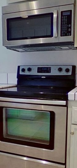Stove Microwave and Dishwasher