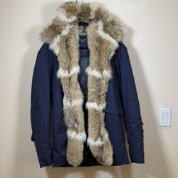 Valente Coat Parka Fur Detachable Winter Jacket Youngboy NBA wore it in a Music Video Shoot
