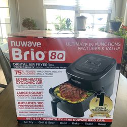 Digital Air Fryer Nuwave Brio 8q 