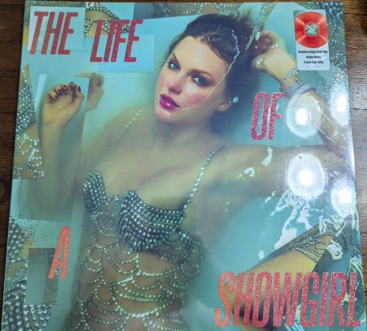 Taylor Swift-The Life Of A Showgirl (Limited Edition Orange Glitter Vinyl)