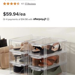 The Container Store Shoe Storage - 10 Shoe Boxes