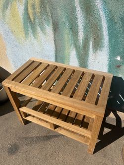 Teak Shower Stool