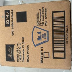 No. 4 Cone Coffee Filters (600 total count)