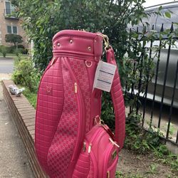 Brand New Pink Golf Bag TRADE 4 10.5 White Nike