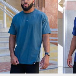 YoungLA Teal Wash Essentials Shirt LARGE