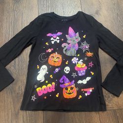 Girls Black Long Sleeve Shirt Size 7/8 By Childrens Place #11