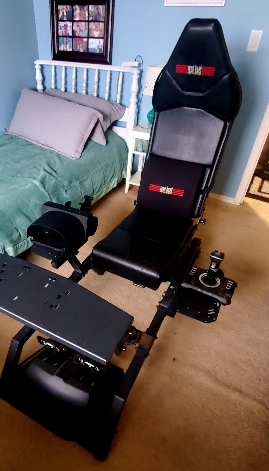 Next Level Racing F-GT Cockpit with Combat Flight Pack Xbox PS5 PC