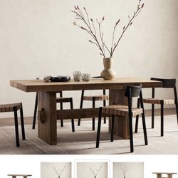 West Elm Reclaimed Pine Dinner Table 87” (Seats 8)
