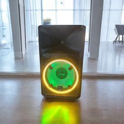 Large Professional Bluetooth DJ Party Speaker with Party Lights, Speaker Stand, & Microphone for Karaoke Altec Lansing ALP-L2200PK Lightning
