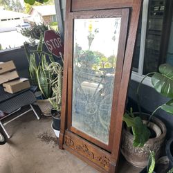 Vintage Vanity Dress Mirror 5 Ft Tall Mid Century 