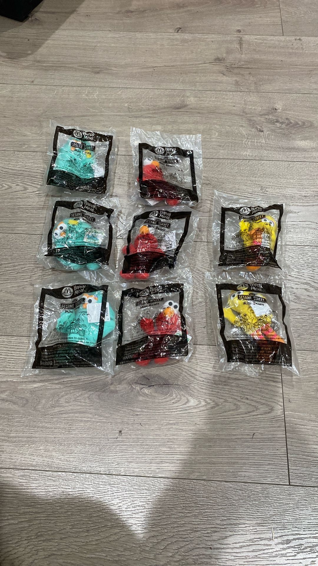 Happy meal, Sesame Street mini beans