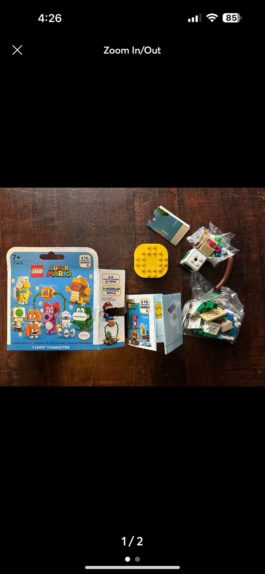 Green Toad Lego Mario Power Up Pack