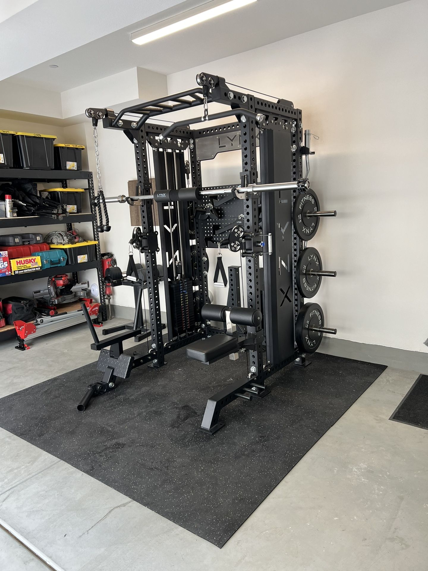 LYNX Fitness 2 in 1 PRO Series Rack🔹All In One Home Gym🔹Dual Cable Machine🔹Squat Rack