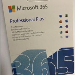 365 Microsoft Office License For 5 / Windows, Pc, Desktop, MacBook, iPad, Tablet
