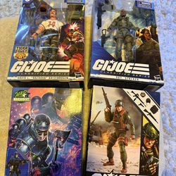 GI Joe Classified 4 Stalker/Grunt/Barbeque/Bazooka