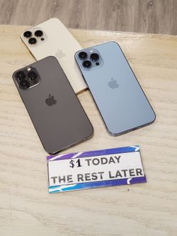 🚀  iPhone 13 Pro Max 5G– Premium Features, Only $5 Down to Start! - Smartphone 