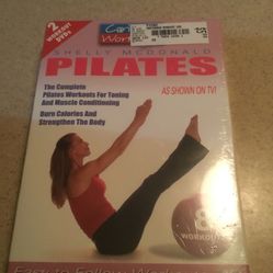 Pilates DVD’s - 2 Workout Videos - Shelly McDonald - Brand New 