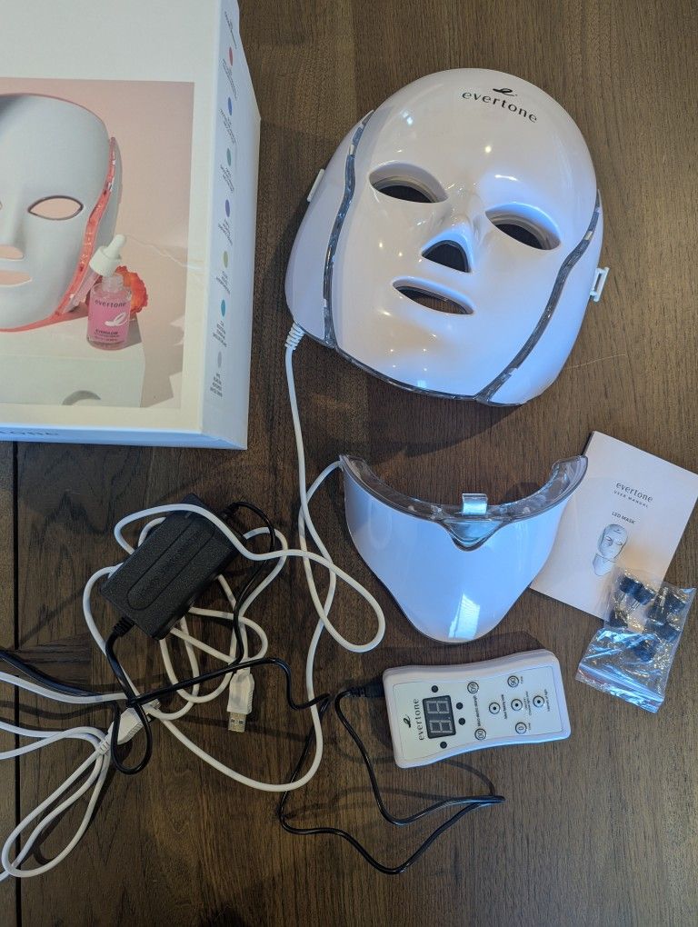 Evertone Omniglow Face And Neck Led +Micro current Mask