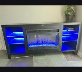 Tv Stand With LED Lights