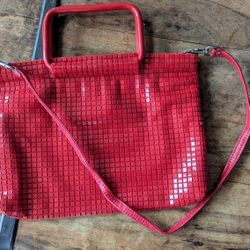 Retro 70s 80s Red Purse
