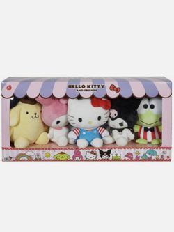 Mattel Hello Kitty and Friends 7" Plush Dolls Multicolor