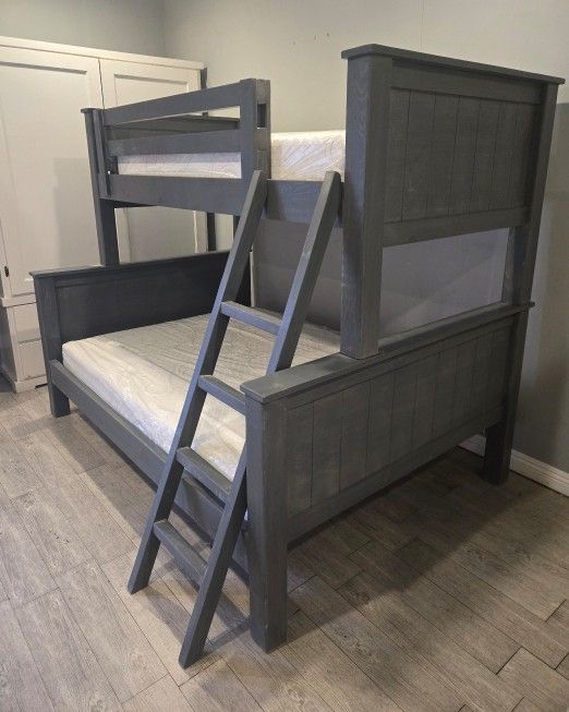 Twin Over Full Bunkbed With Mattress