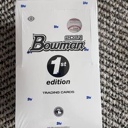 2021 Topps Bowman 1st First Edition Baseball Hobby Box Factory Sealed MLB