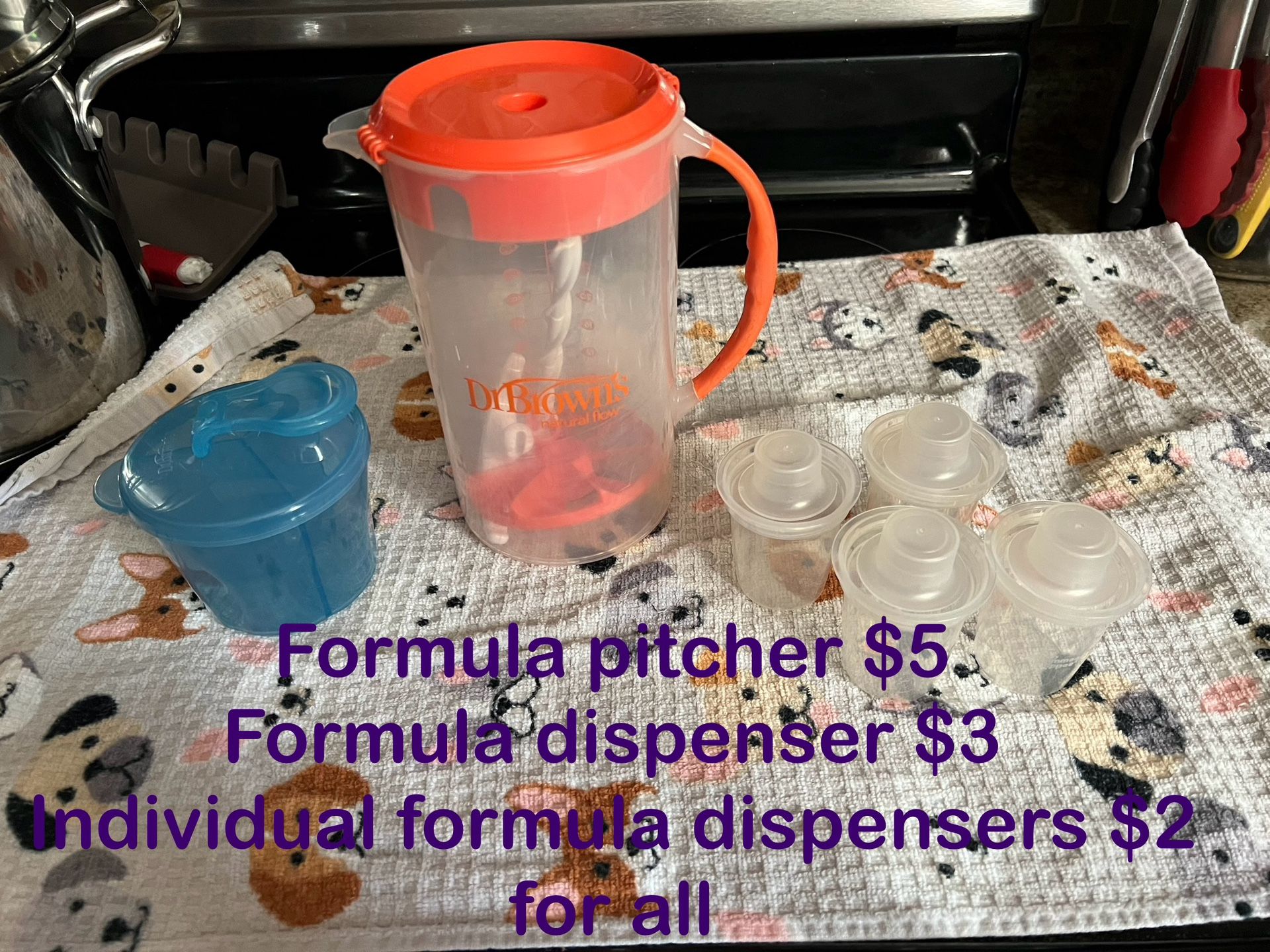 Formal Pitcher And Dispensers