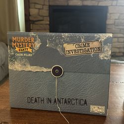 "Death in Antarctica" game from the Murder Mystery Party Case Files Brand New