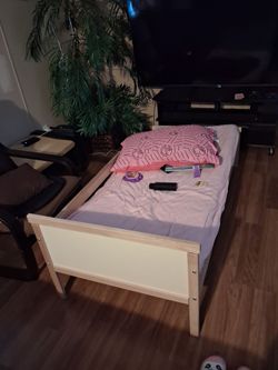 Kids Single Bed Frame with Mattress