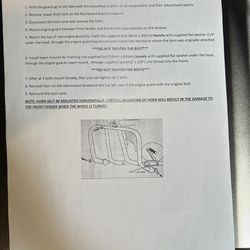 Motorcycle Engine Guard