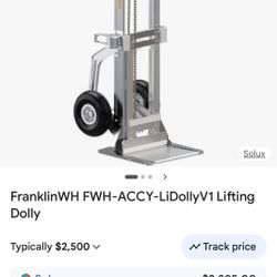 Solar Battery Lift Dolly Franklin, Tesla , SolarEdge