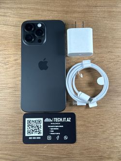 📱 iPhone 15 Pro Max | 256GB | Black Titanium | Unlocked (Any Carrier)