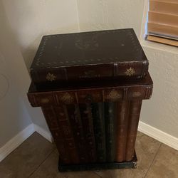 Faux Book End Table