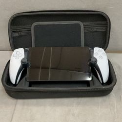 Sony portal handheld gaming unit with case