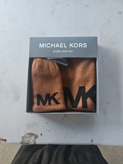 Michael Kors and beanie.