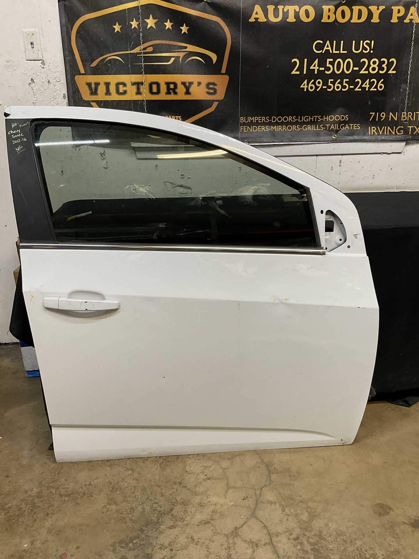 CHEVY SONIC 2012-2018 RH FRONT DOOR OEM