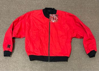 MARLBORO RED & BLACK Reversible Bomber Jacket Men’s M 90’s UNUSED NEW WITH TAGS