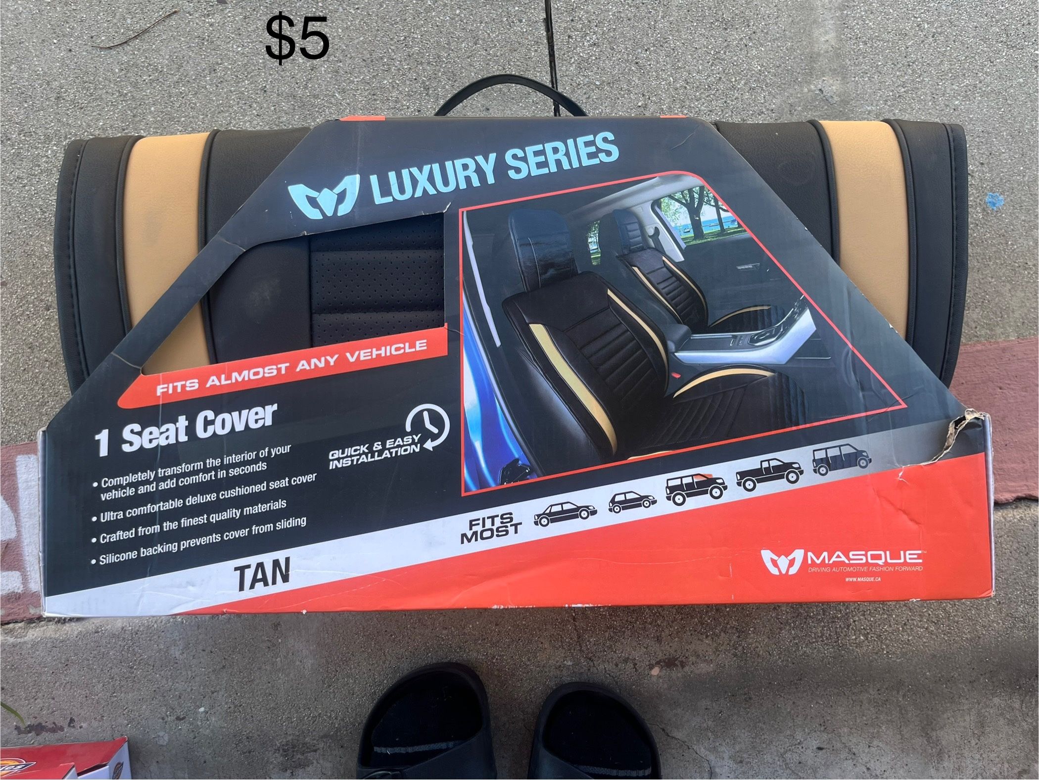 Luxury Series Tan Seat Cover