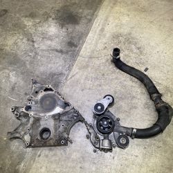 Water Pump And Timing Cover. (Bolts Included) Read Description For Price.