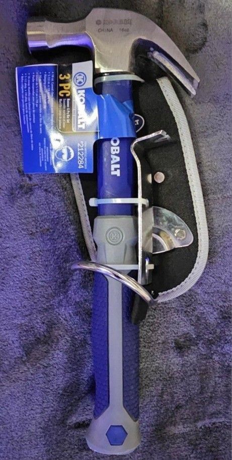 KOBALT 3PC HAMMER & PRY BAR SET