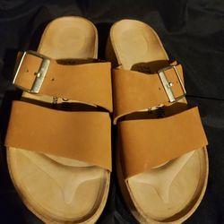 Birkenstock Papillio  Almina Platform Sandal Nubuck. Size 37. *Like New Condition!!*
