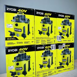 Brand new Ryobi RYOBI 40V 10 Gal. Cordless Wet/Dry Vacuum (Tool Only)