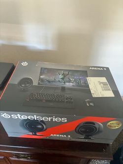 SteelSeries Arena 3 2.0 Gaming Speakers Bluetooth/Wired 3.5mm Black