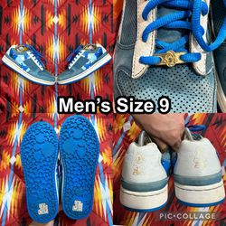 RARE Vintage Kidrobot JB Classics Lab TILT Edition Men's Size 9 Blue Shoes